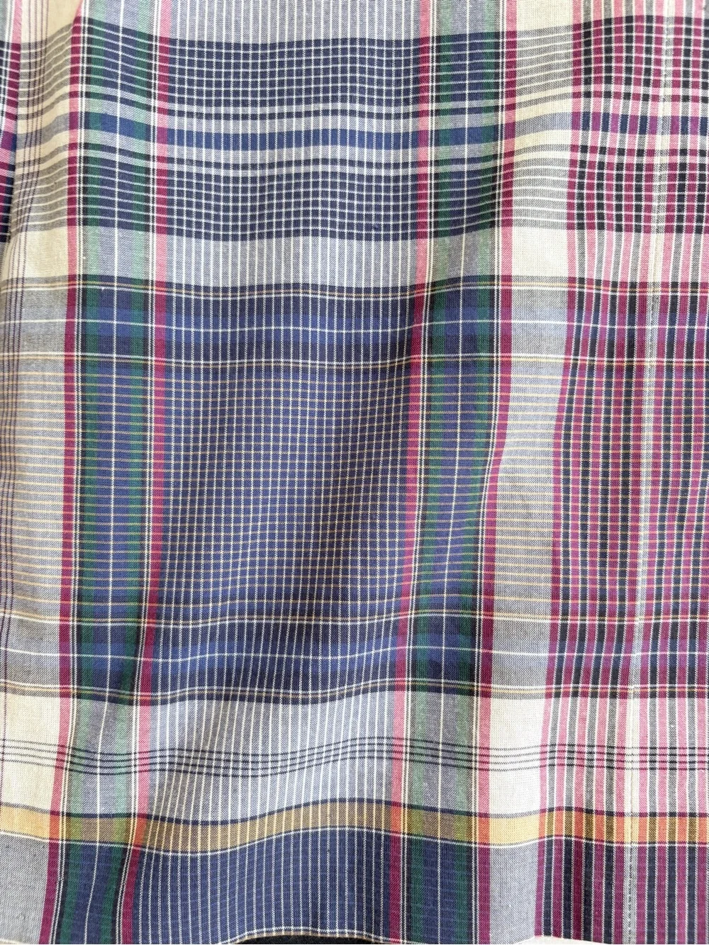 J. Crew Ludlow Multicolor Plaid Blazer with Black Satin Lapel
